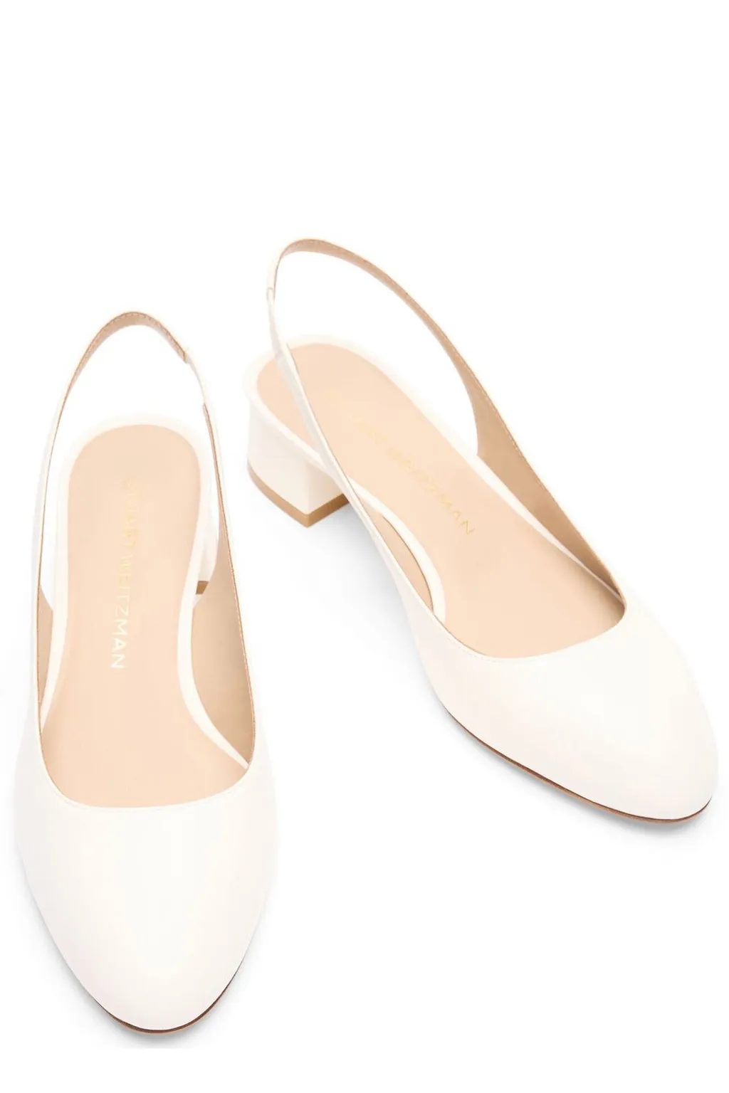 Slingback Low Block Heel Shoes
