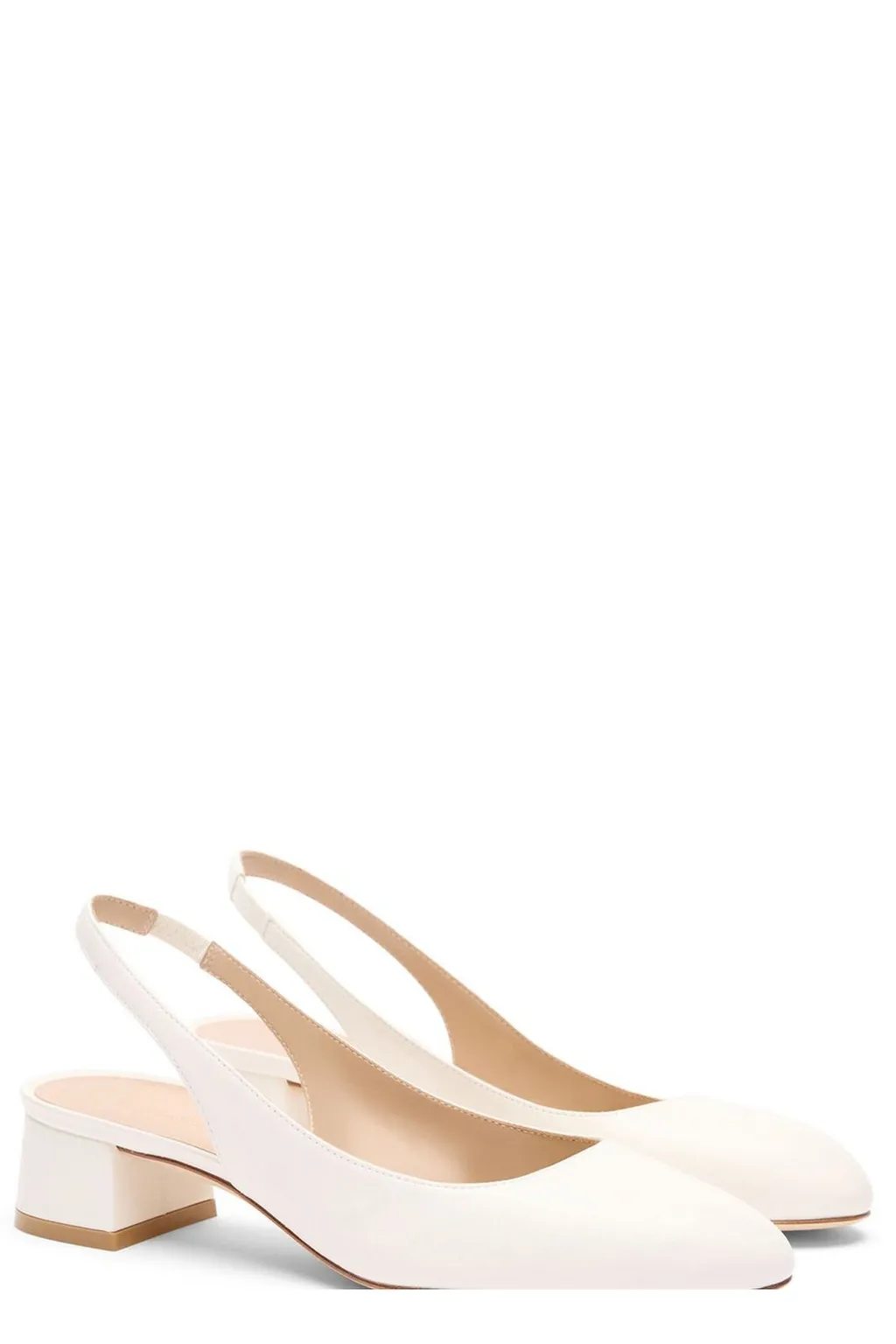 Slingback Low Block Heel Shoes