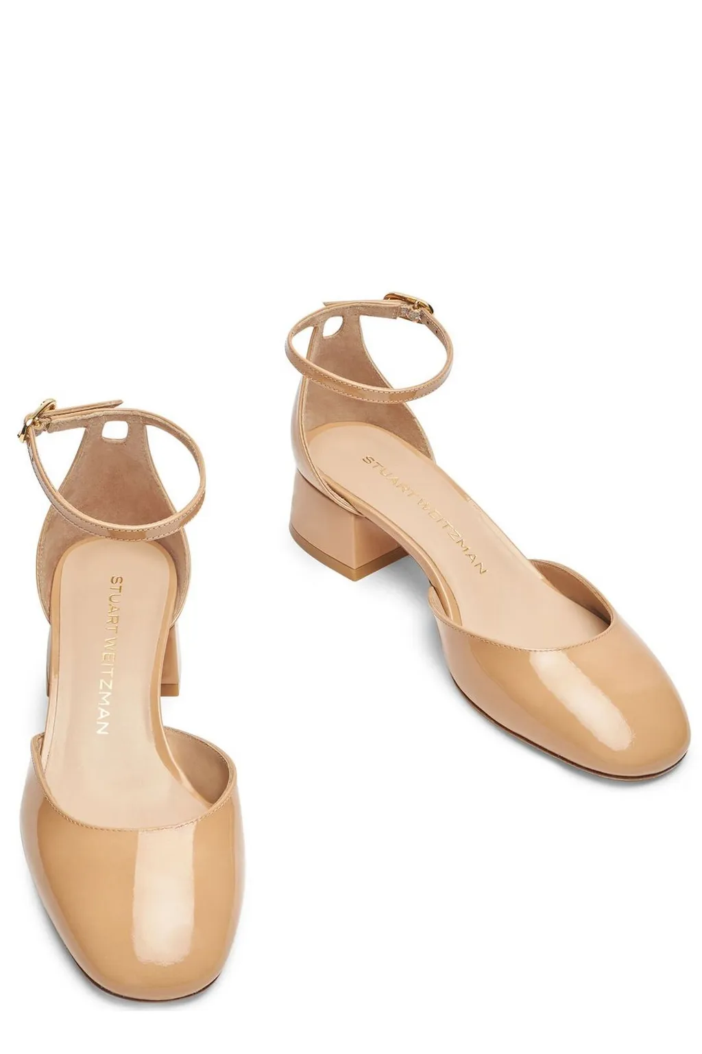 Pointed Toe Ankle Strap Flats