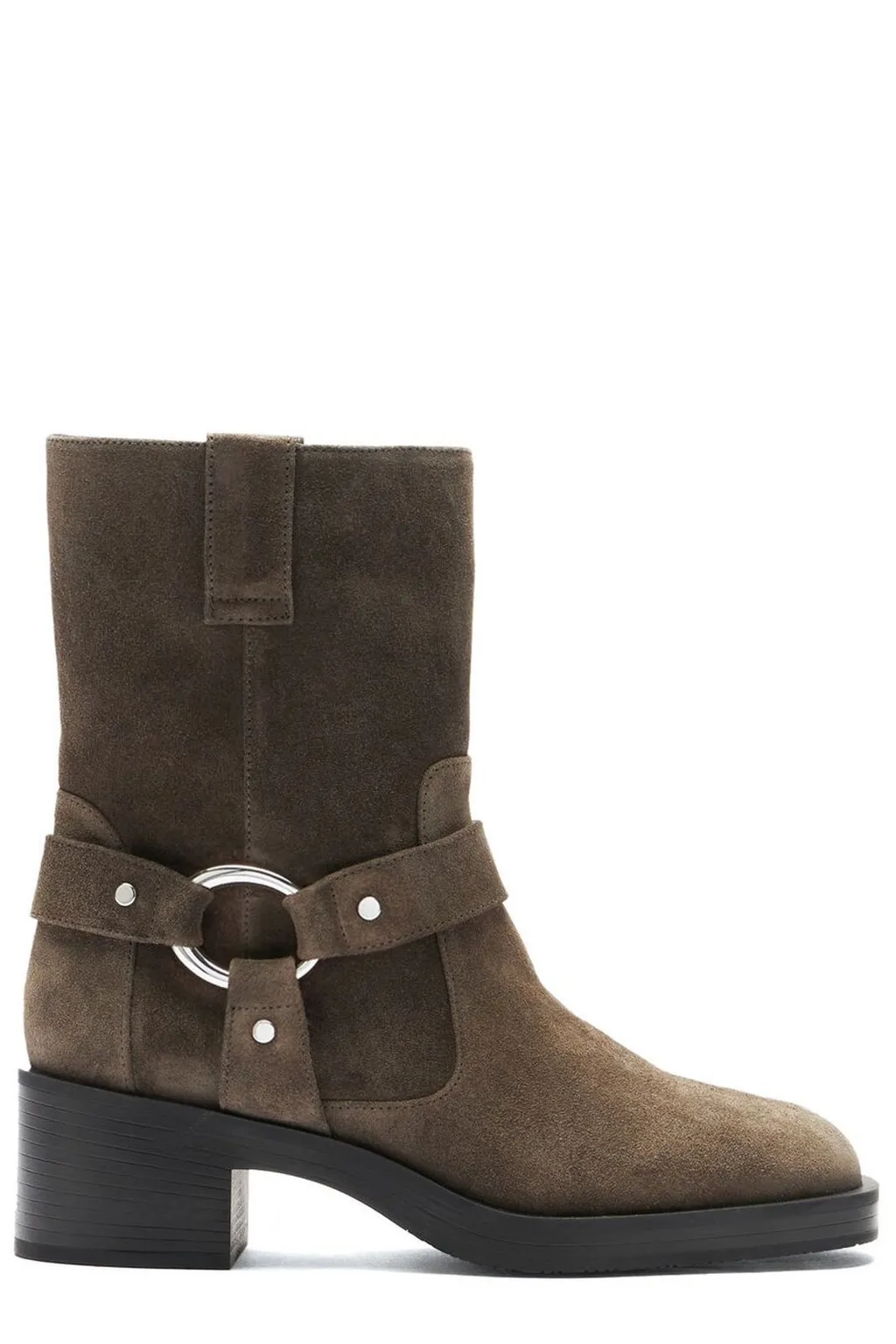 Ankle Boots With Harness Detail