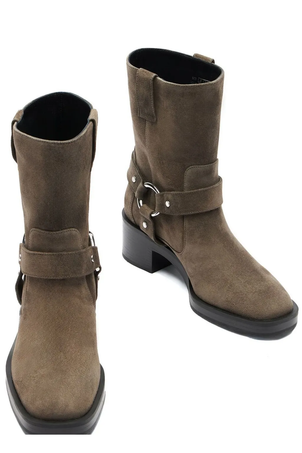 Ankle Boots With Harness Detail