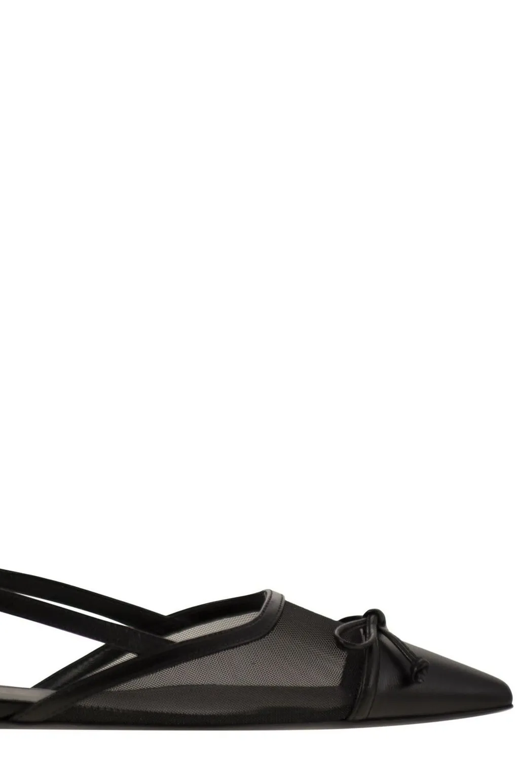 Mesh Slingback Flats