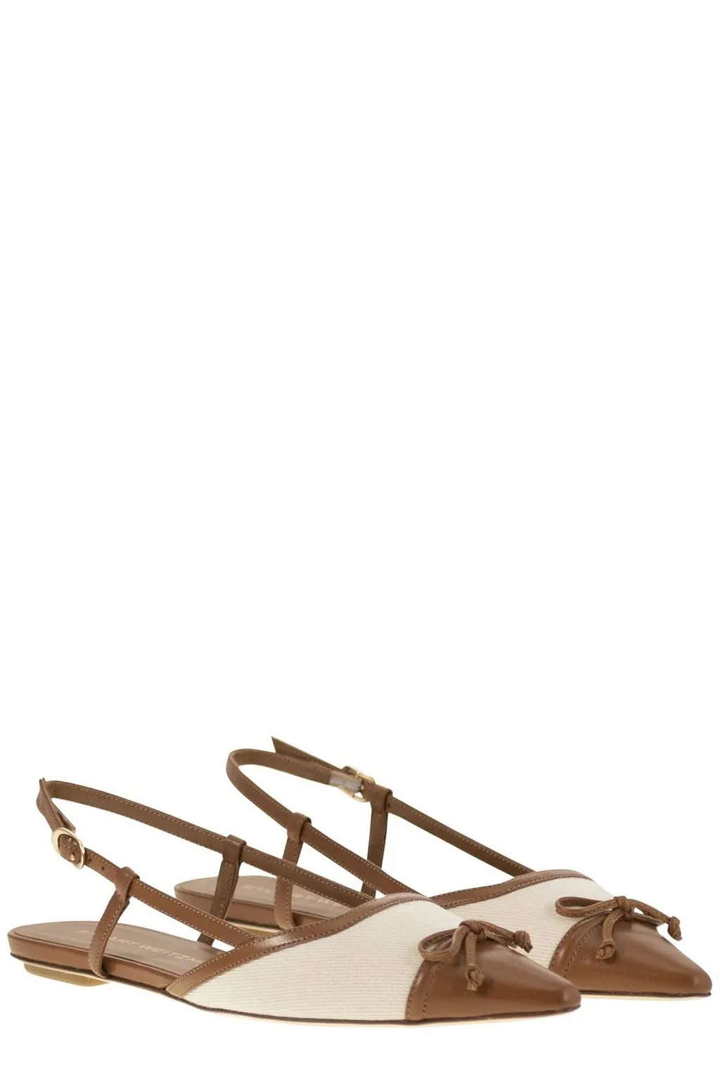 Pointed Toe Slingback Flats