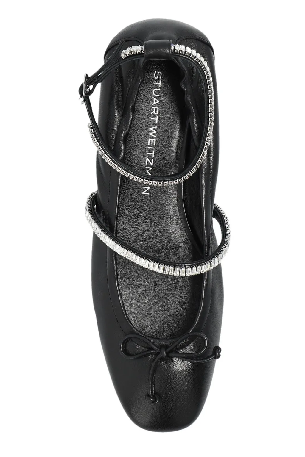 Ballet Flats With Ankle Strap