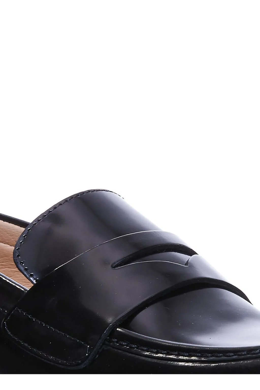 Loafers With Pearl And Crystal Embellishments