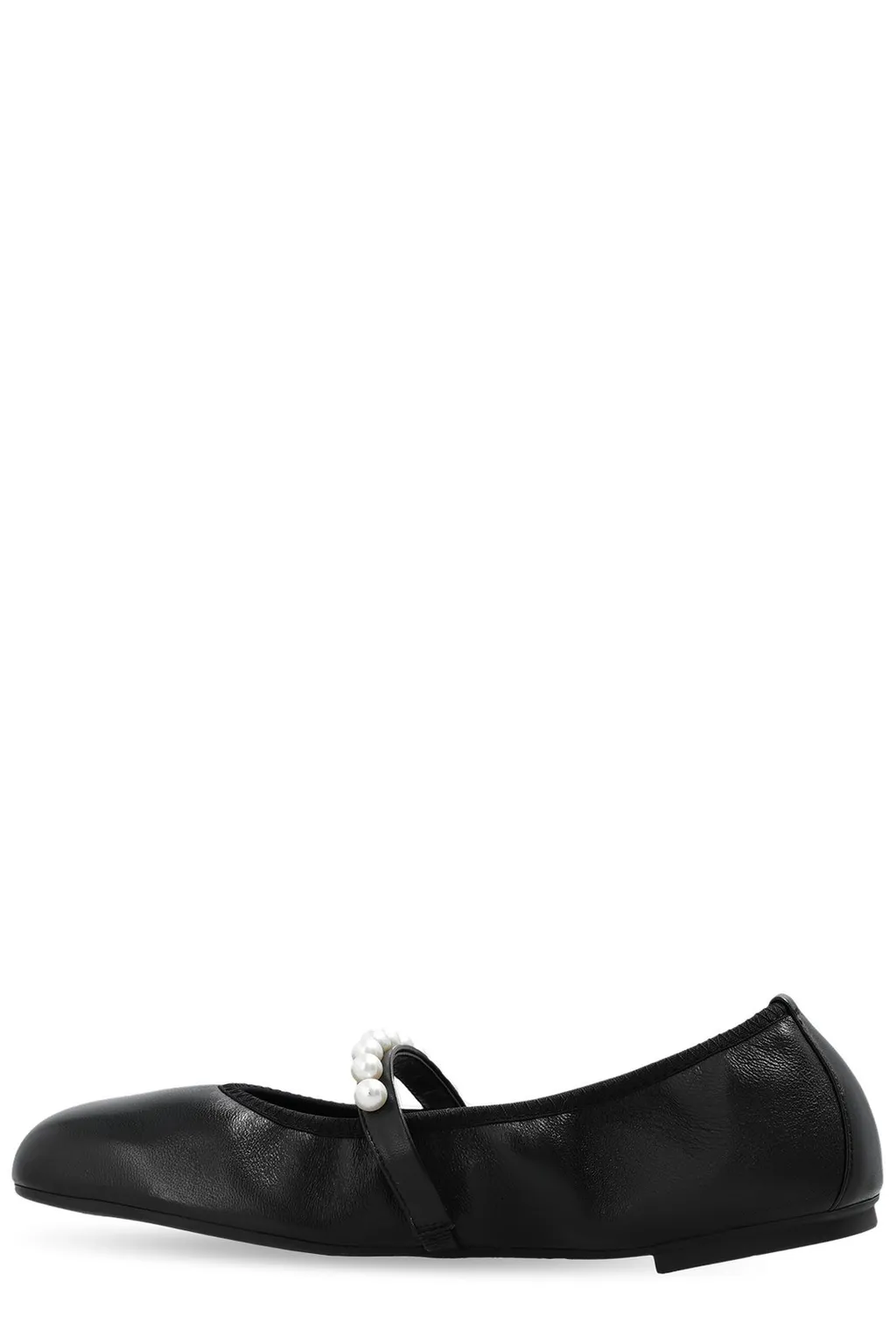Ballet Flats With Pearl Embellishment