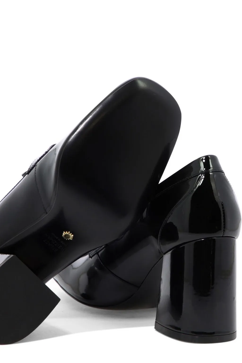 Block Heel Loafer Pumps