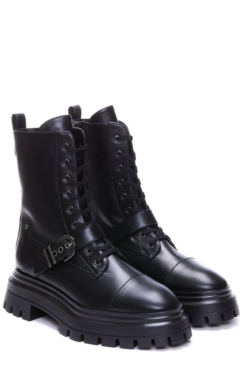 Lace-Up Boots