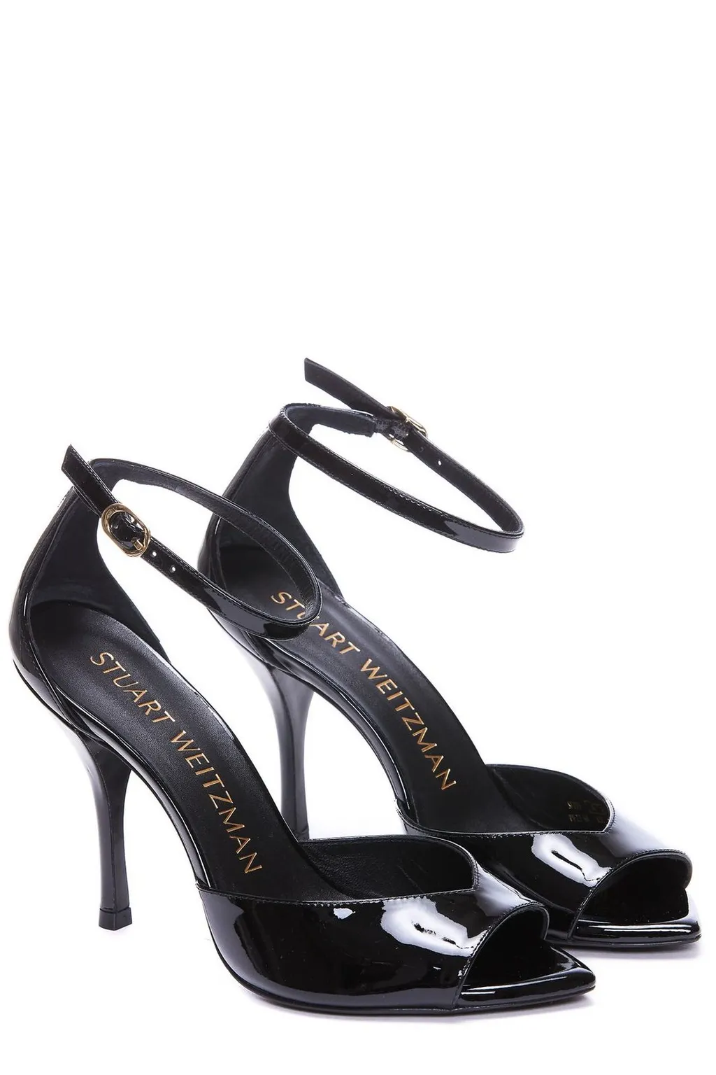 Peep-Toe Ankle Strap Heels