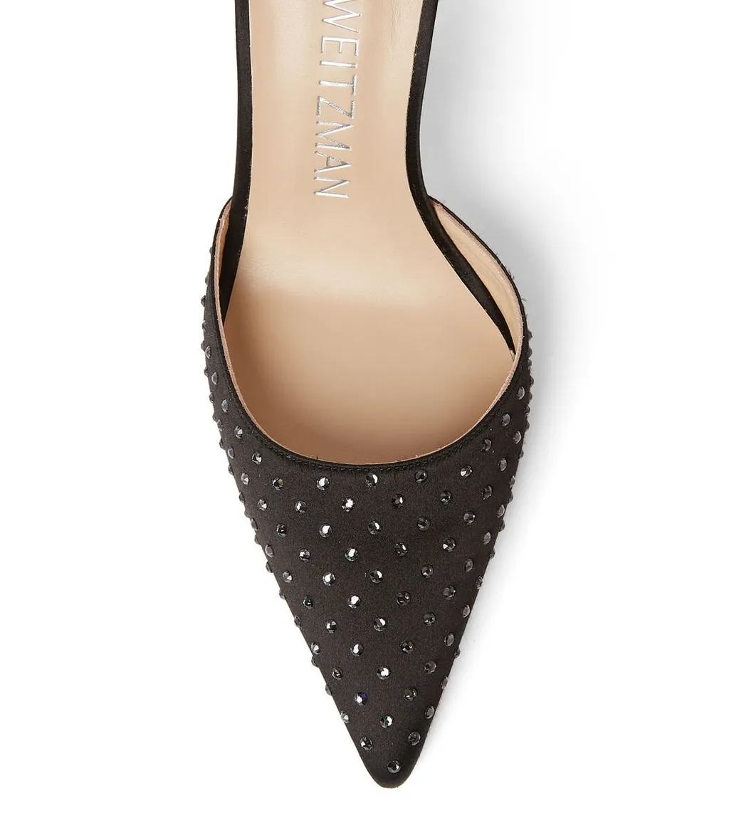 Pointed Toe Ankle Strap Pumps
