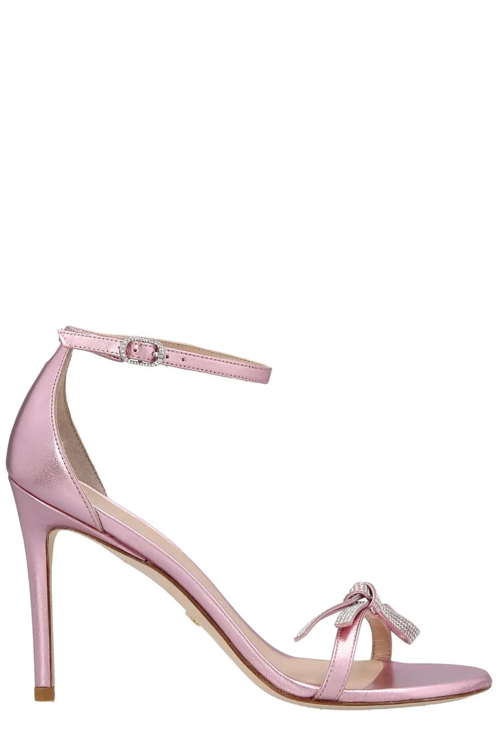 Ankle Strap Sandals With Bow