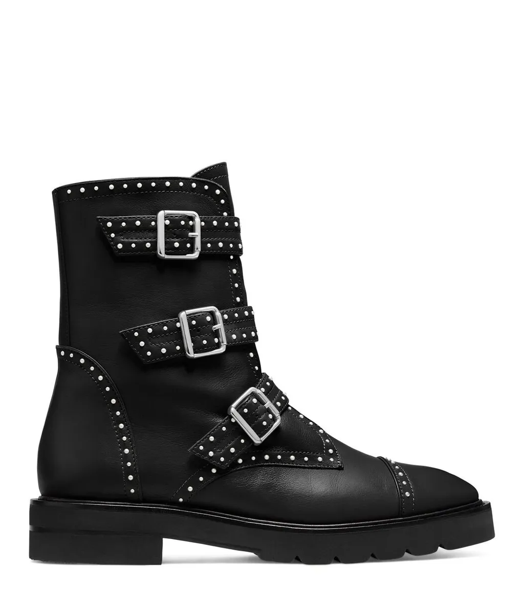 Studded Buckle Boot