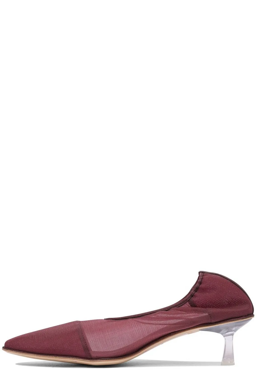 Mesh Pointed Toe Pumps