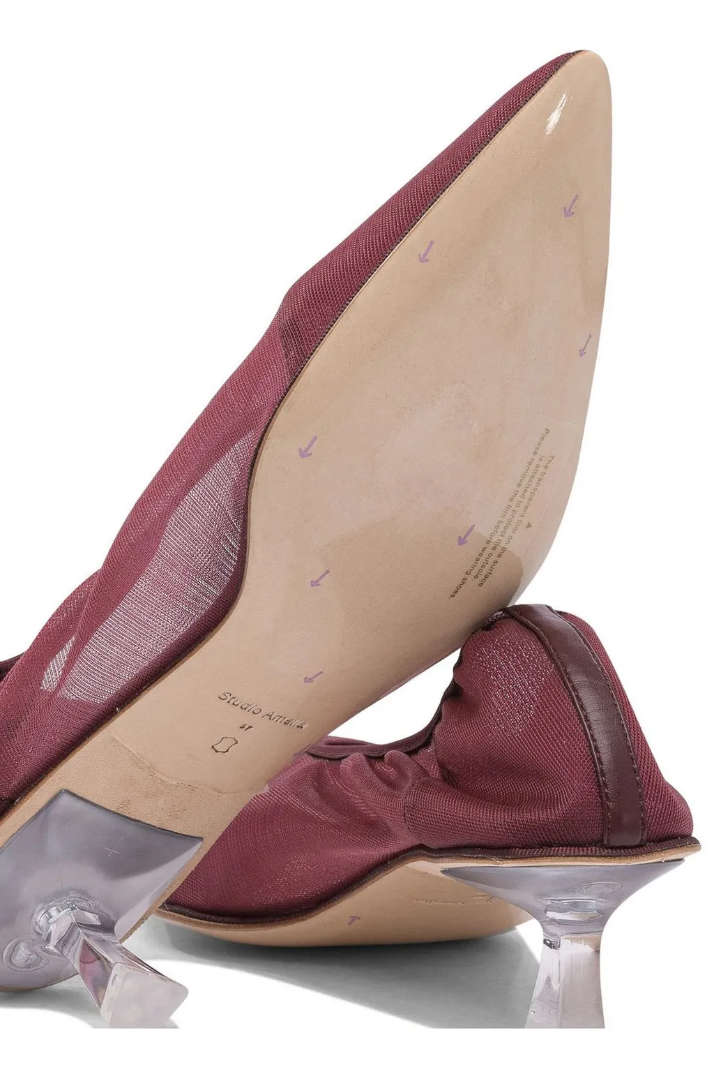 Mesh Pointed Toe Pumps