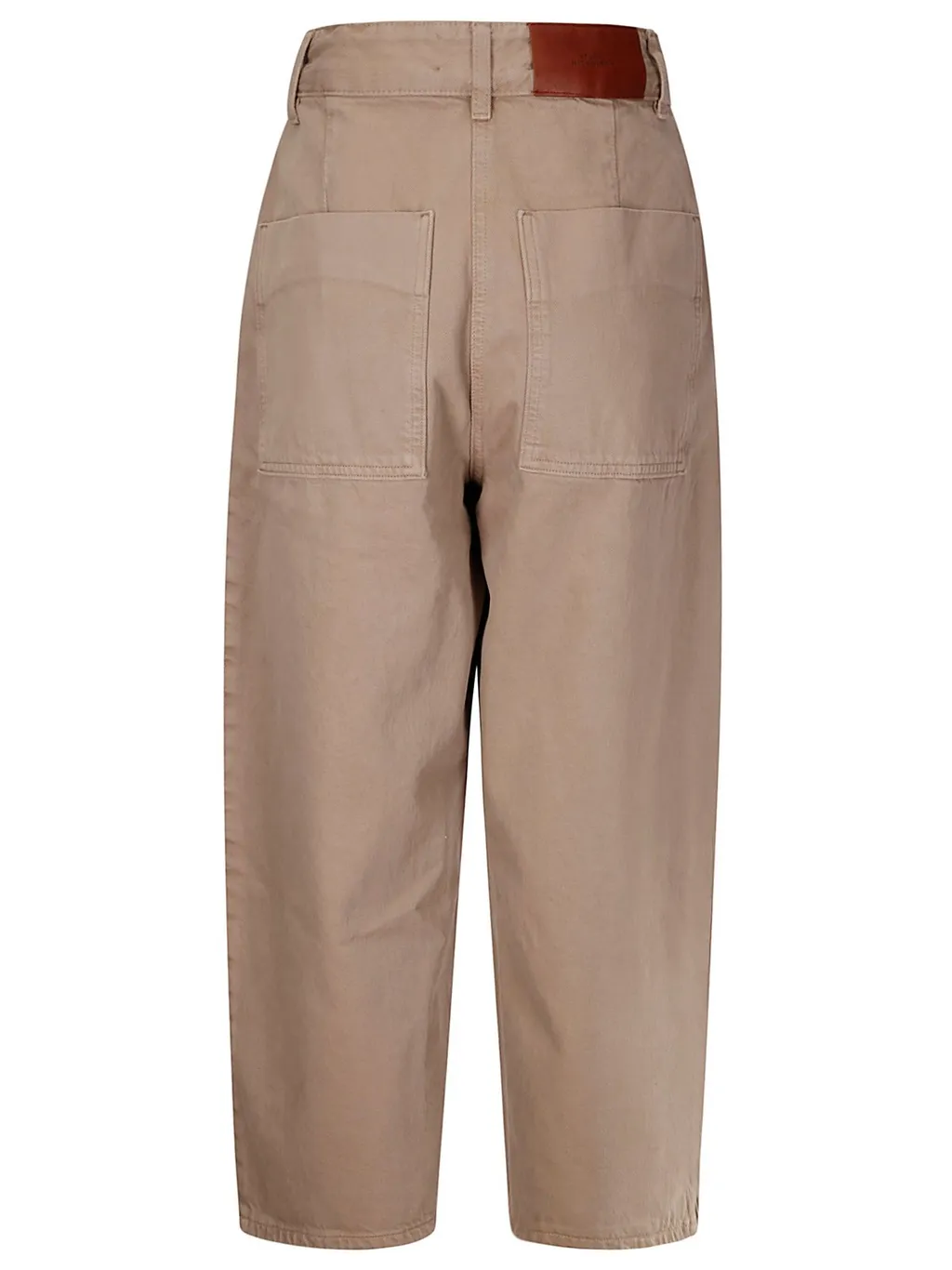 Wide-Leg Cropped Trousers