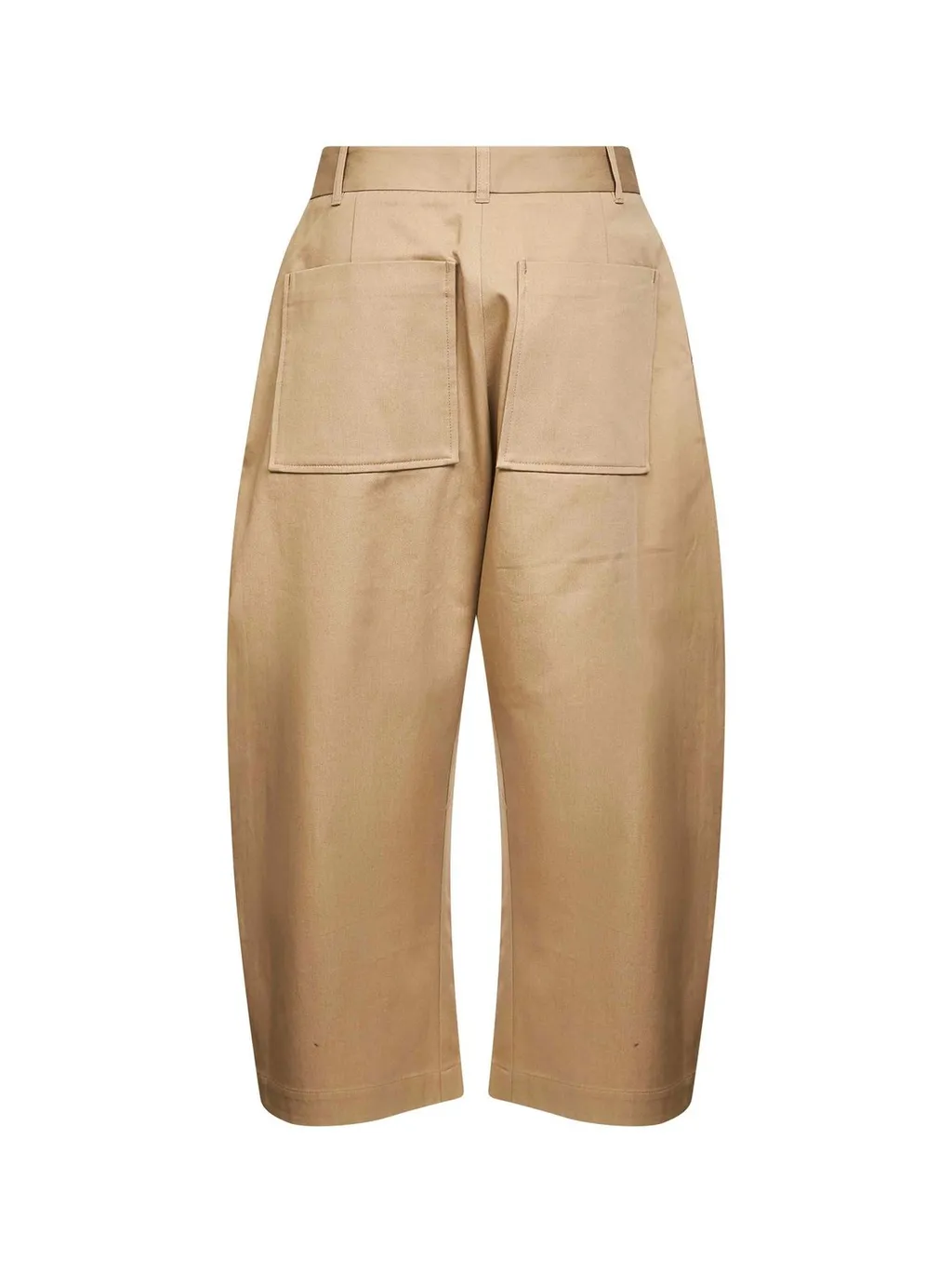 Wide-Leg Cropped Trousers