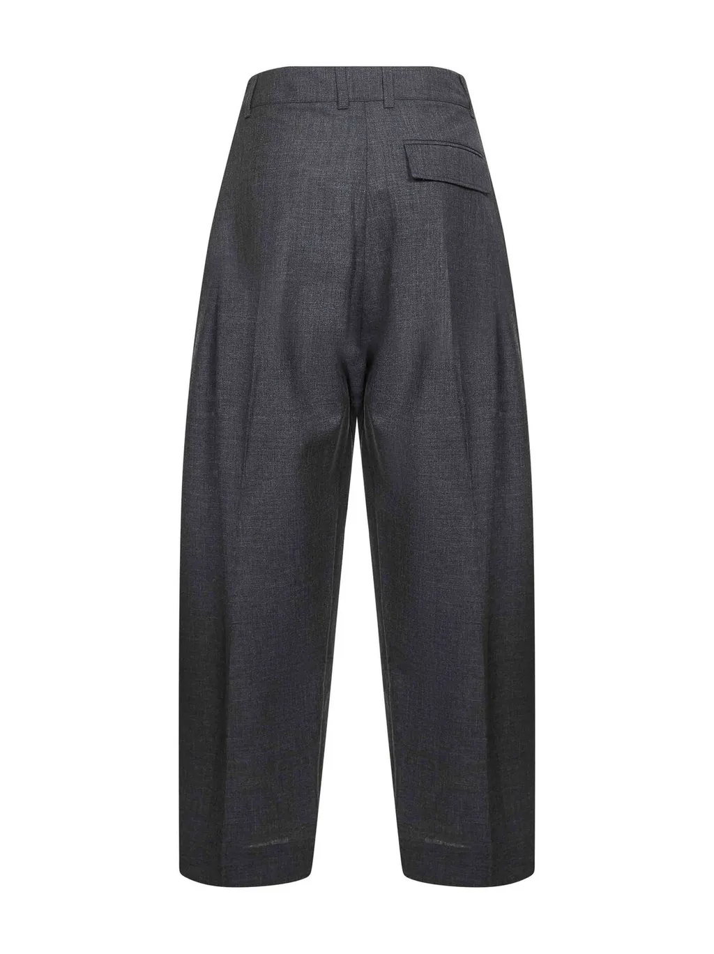 High-Waisted Wide-Leg Trousers
