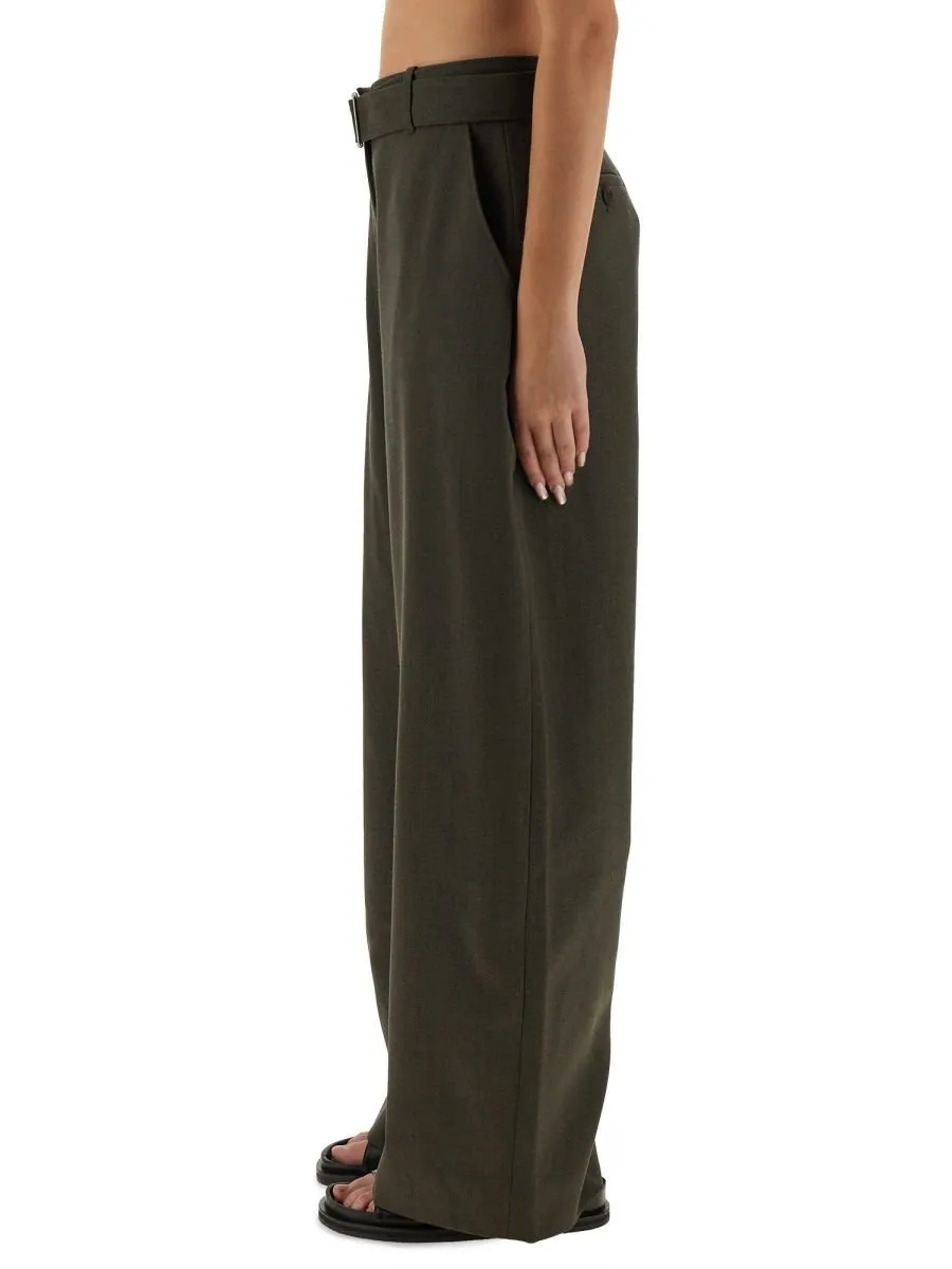 High-Waisted Wide-Leg Trousers