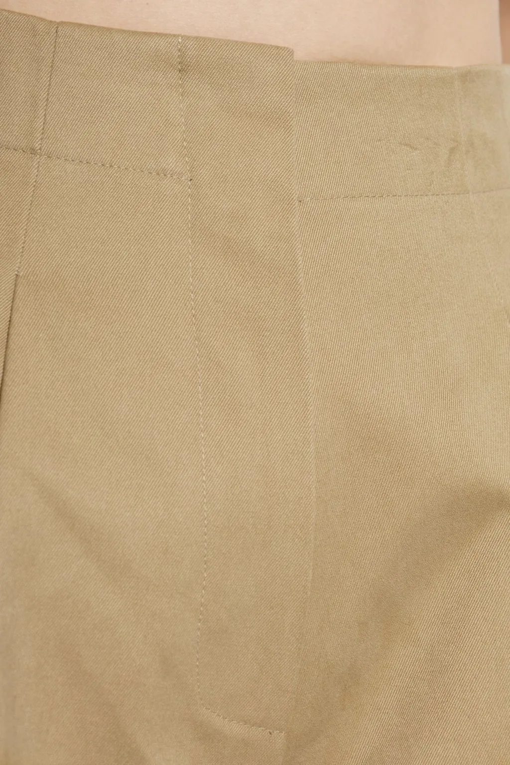 High-Waisted Wide-Leg Cropped Trousers