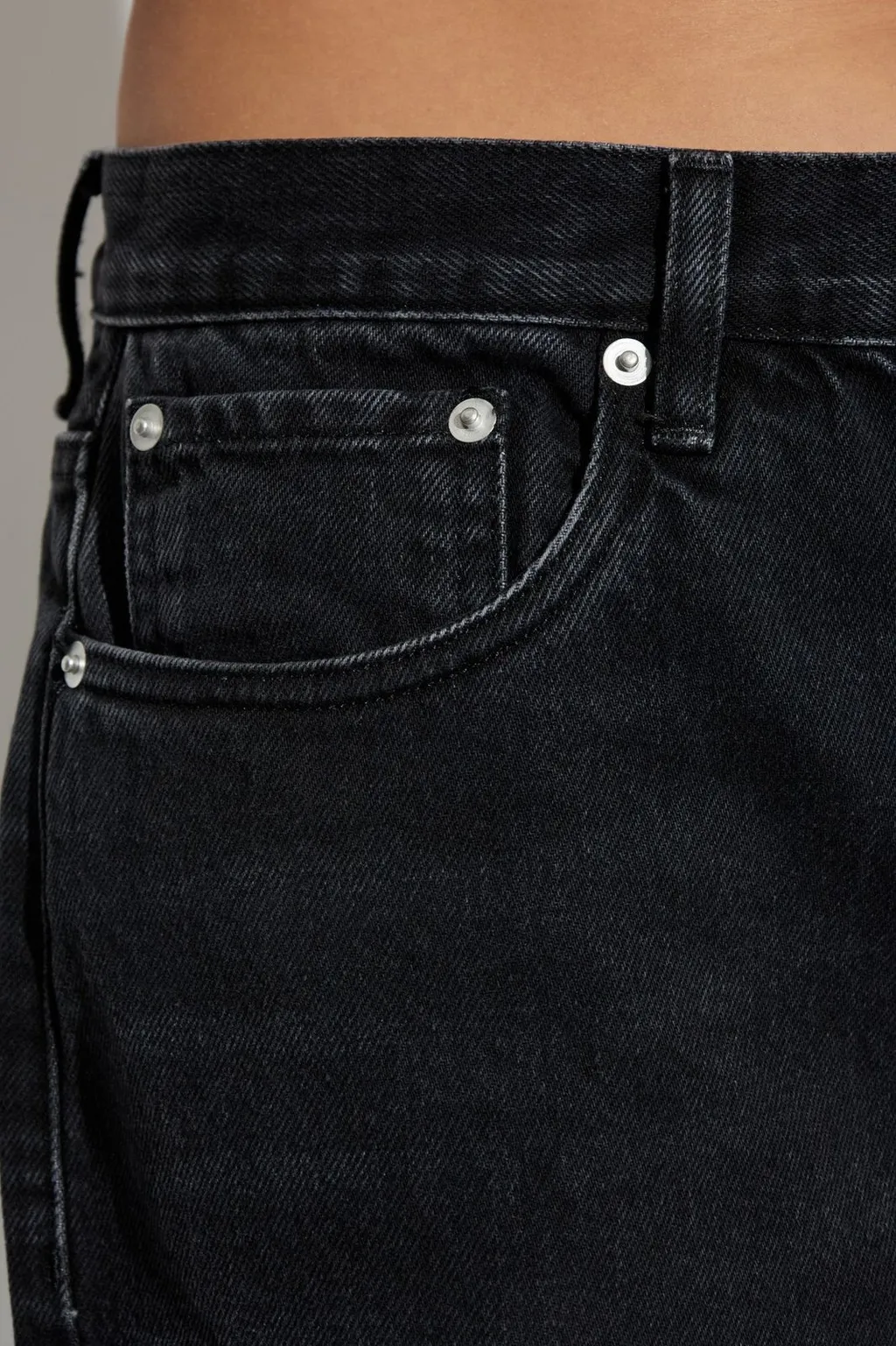 High-Waisted Straight Leg Jeans