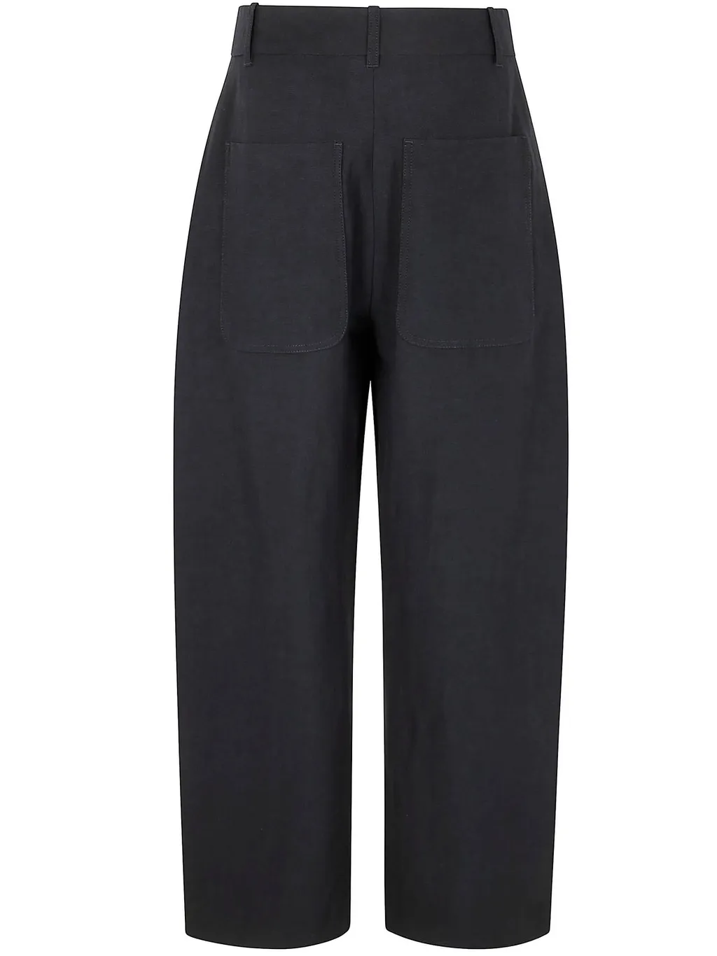 High-Waisted Wide-Leg Trousers