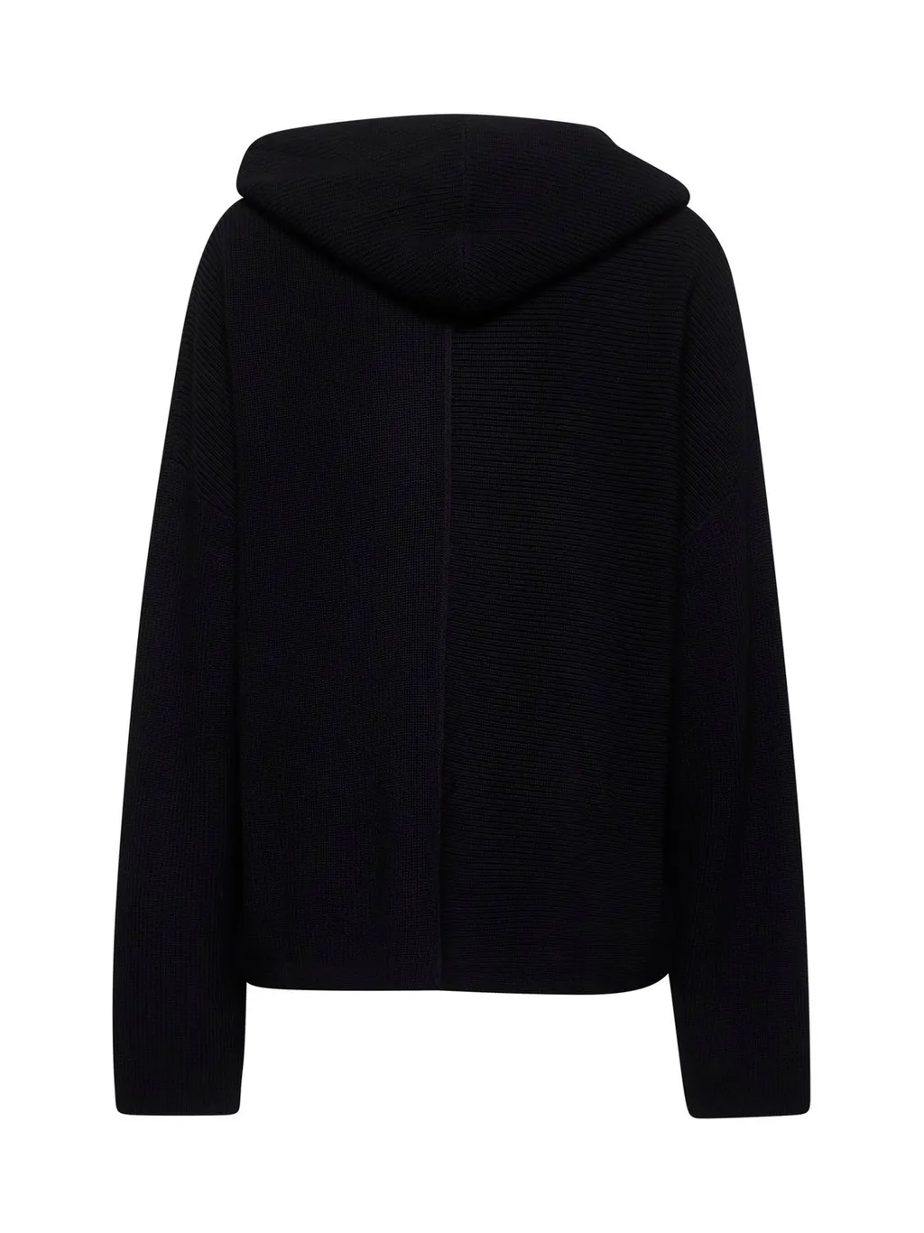 Ribbed Knit Hoodie