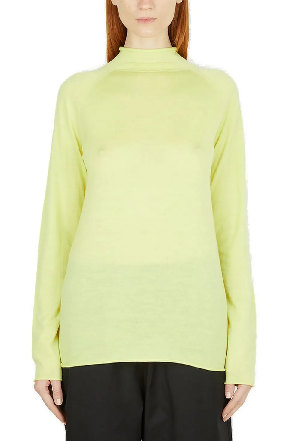 Mock Neck Long Sleeve Top