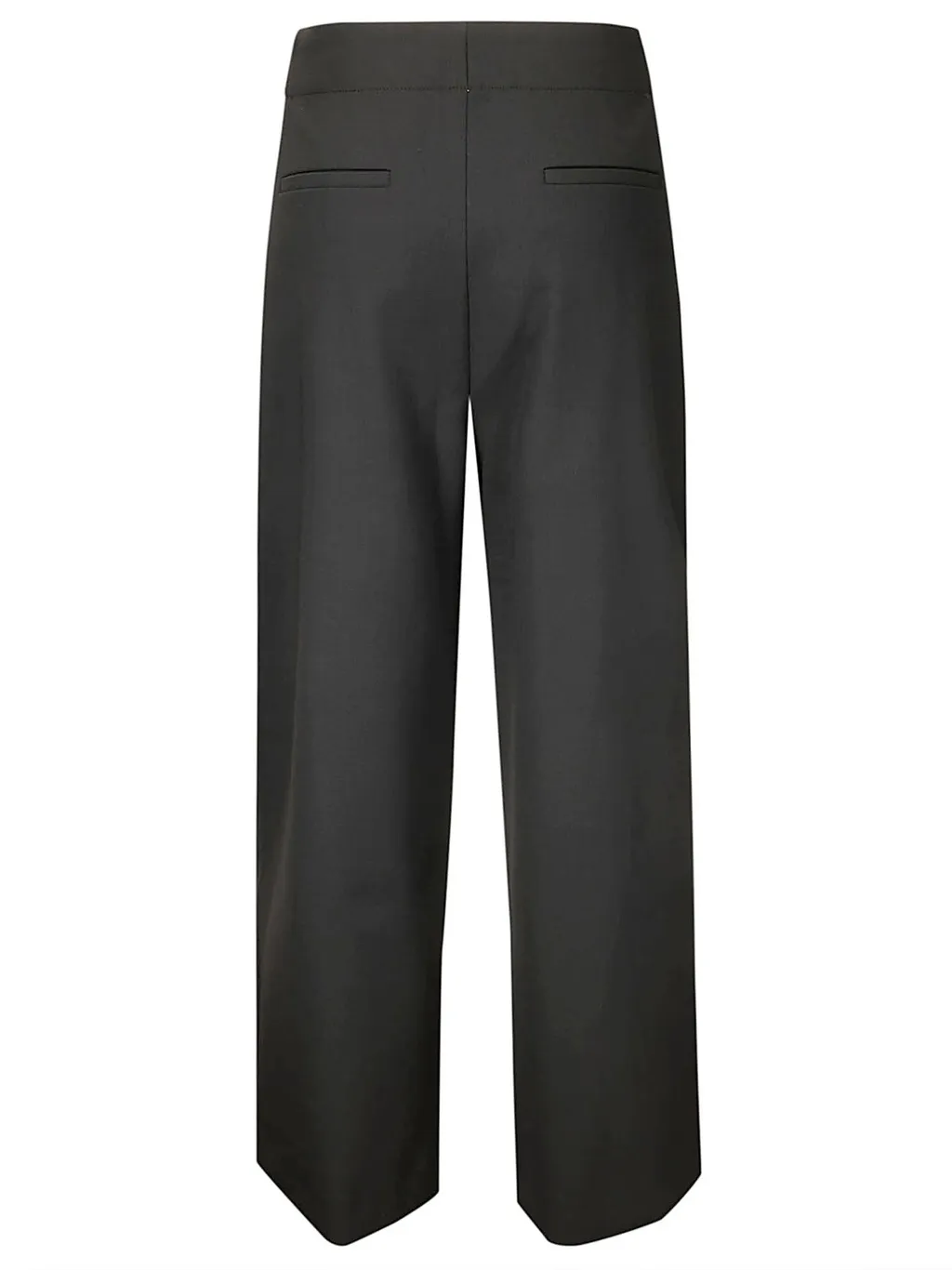 High-Waisted Wide-Leg Trousers