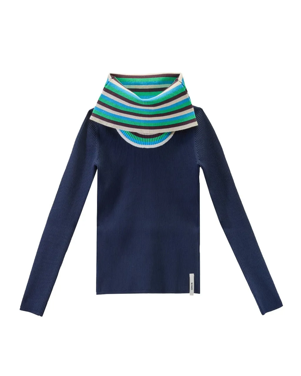Ribbed Turtleneck Sweater