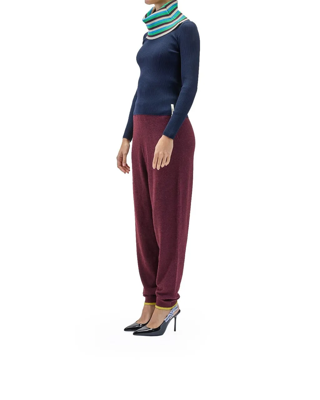 Ribbed Turtleneck Sweater