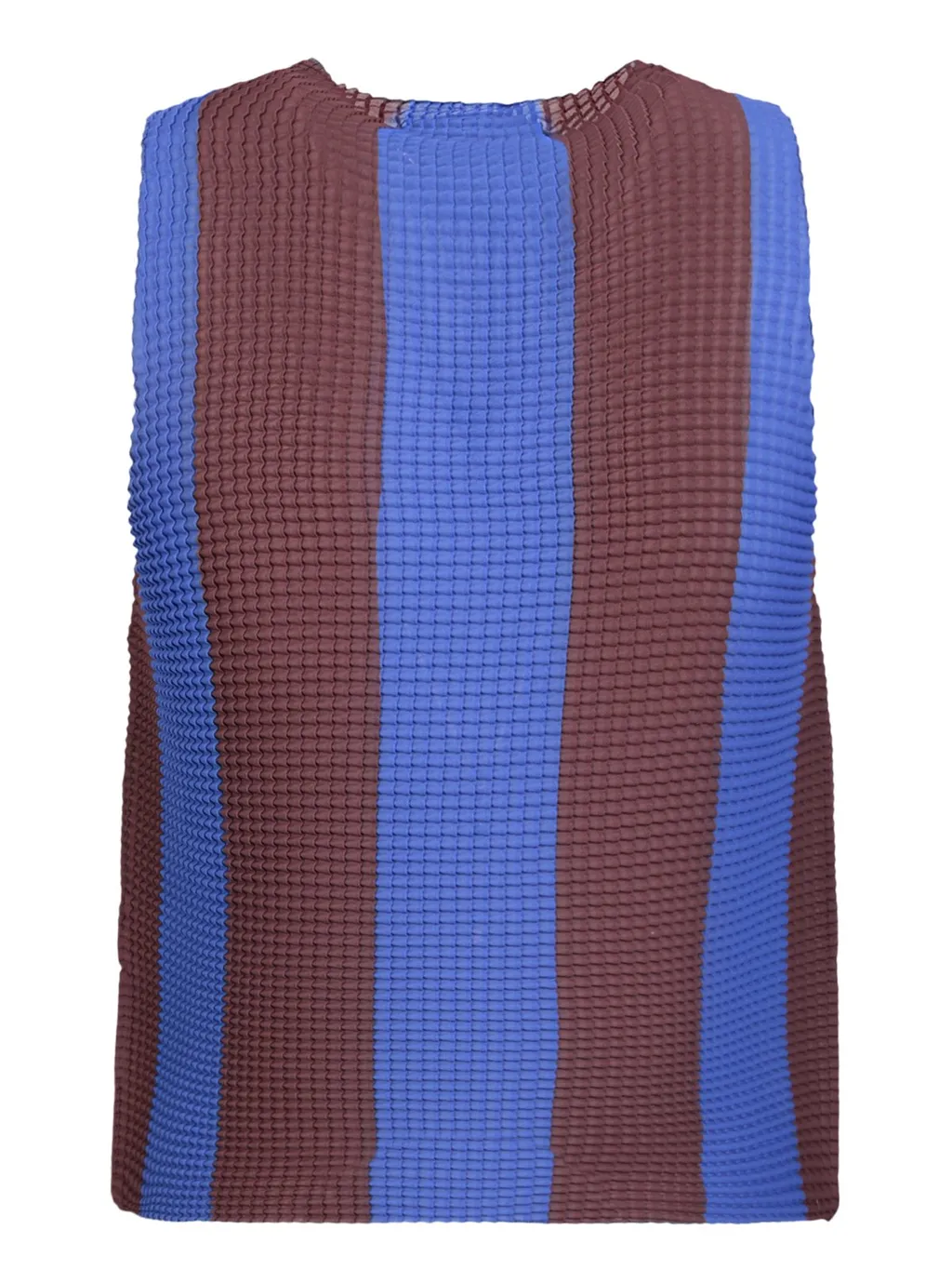 Striped Pleated Top