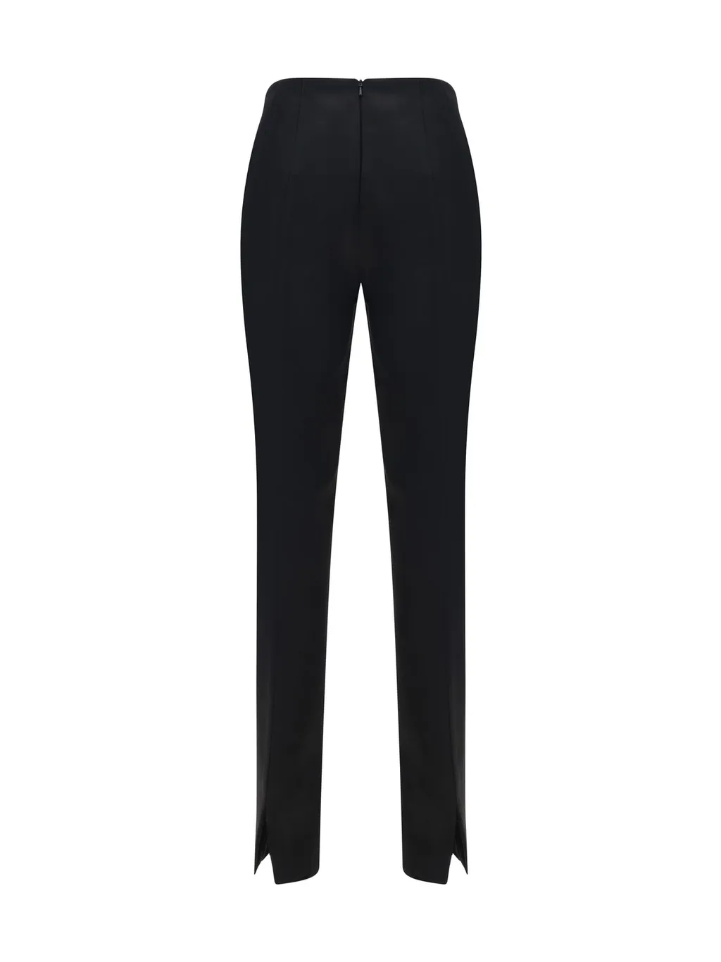 High-Waisted Straight-Leg Trousers
