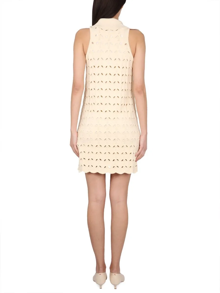 Collared Knit Dress