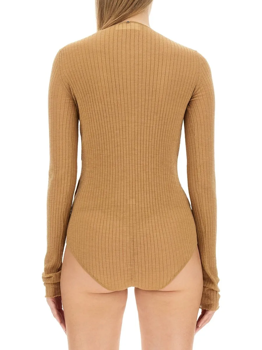 Ribbed Knit Bodysuit