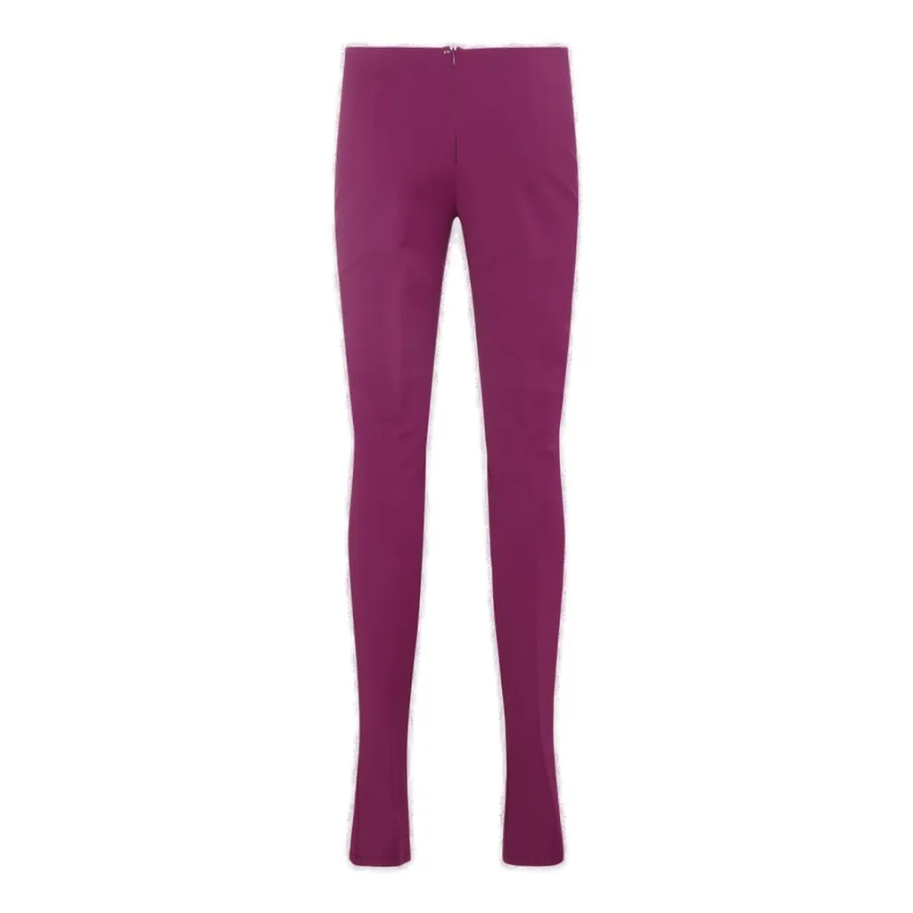 High-Rise Split-Hem Trousers
