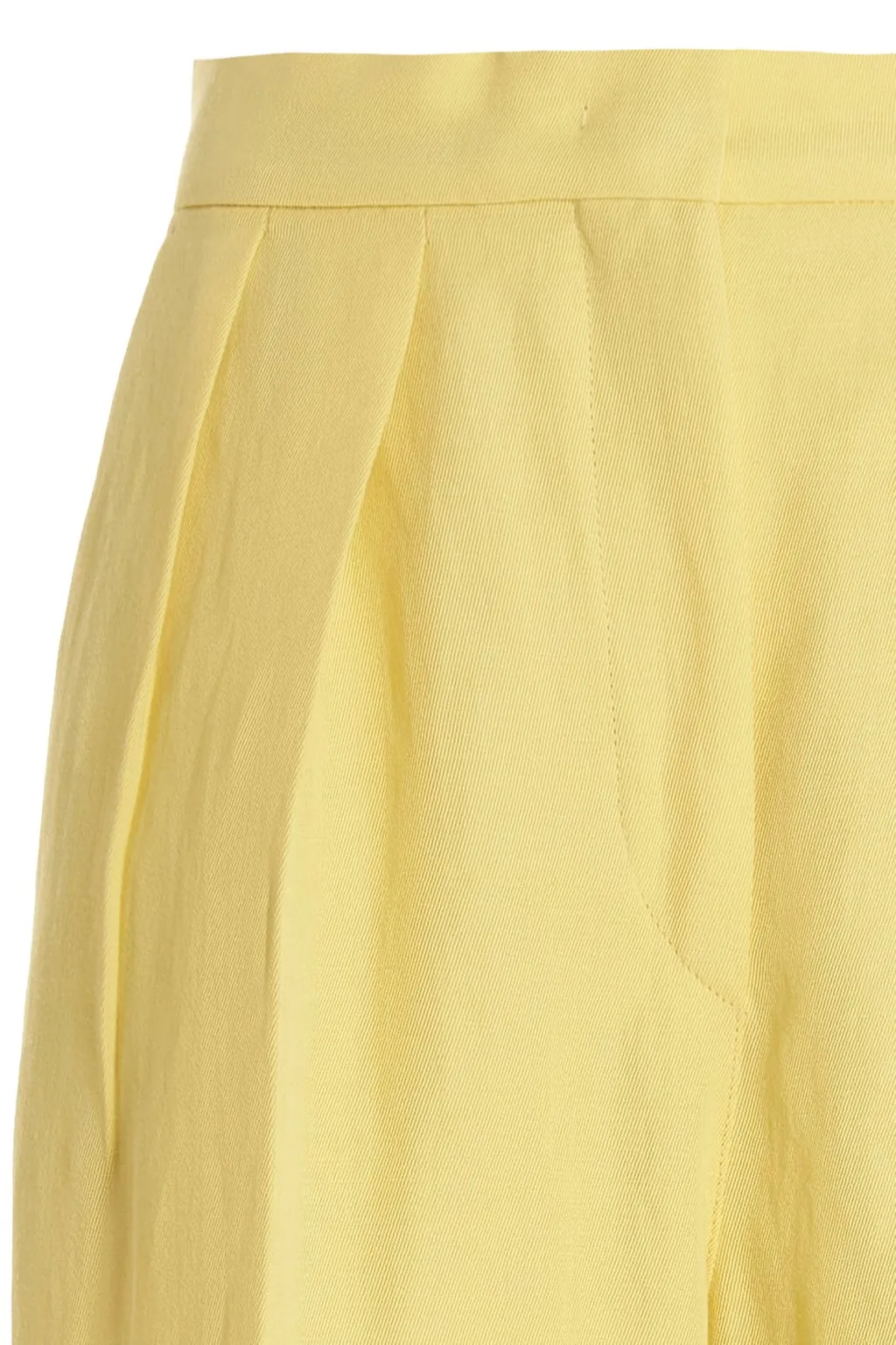 High-Waisted Pleated Trousers