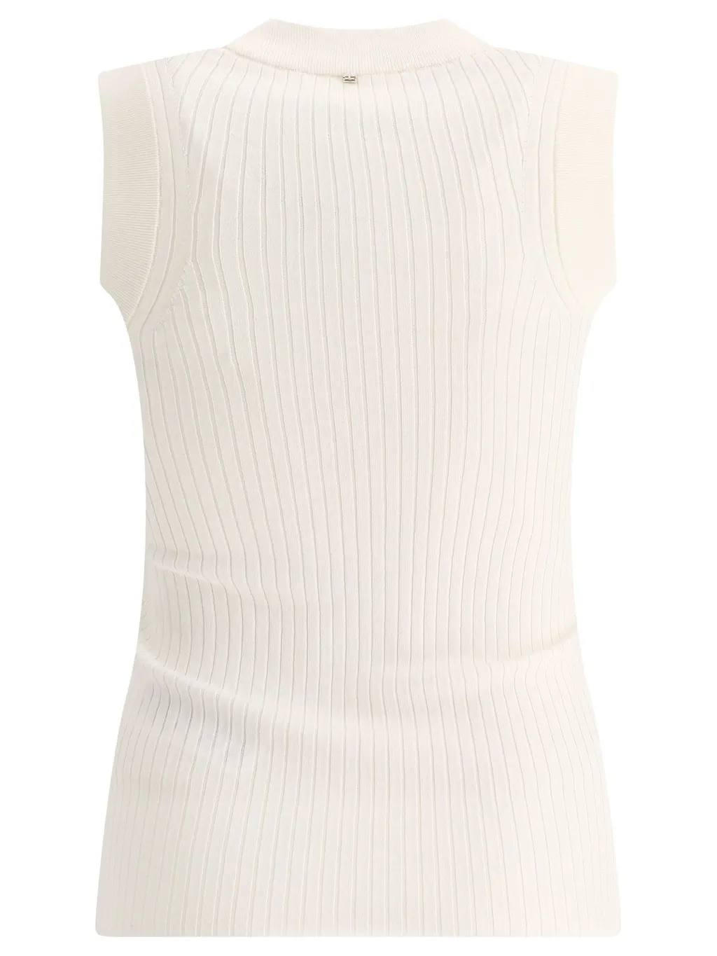 Ribbed Knit Sleeveless Top