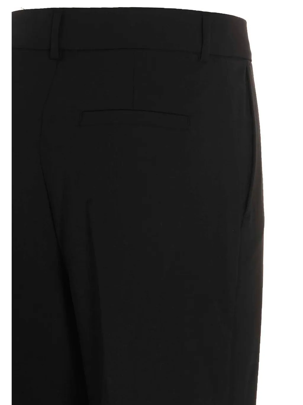 High-Waisted Pleated Trousers