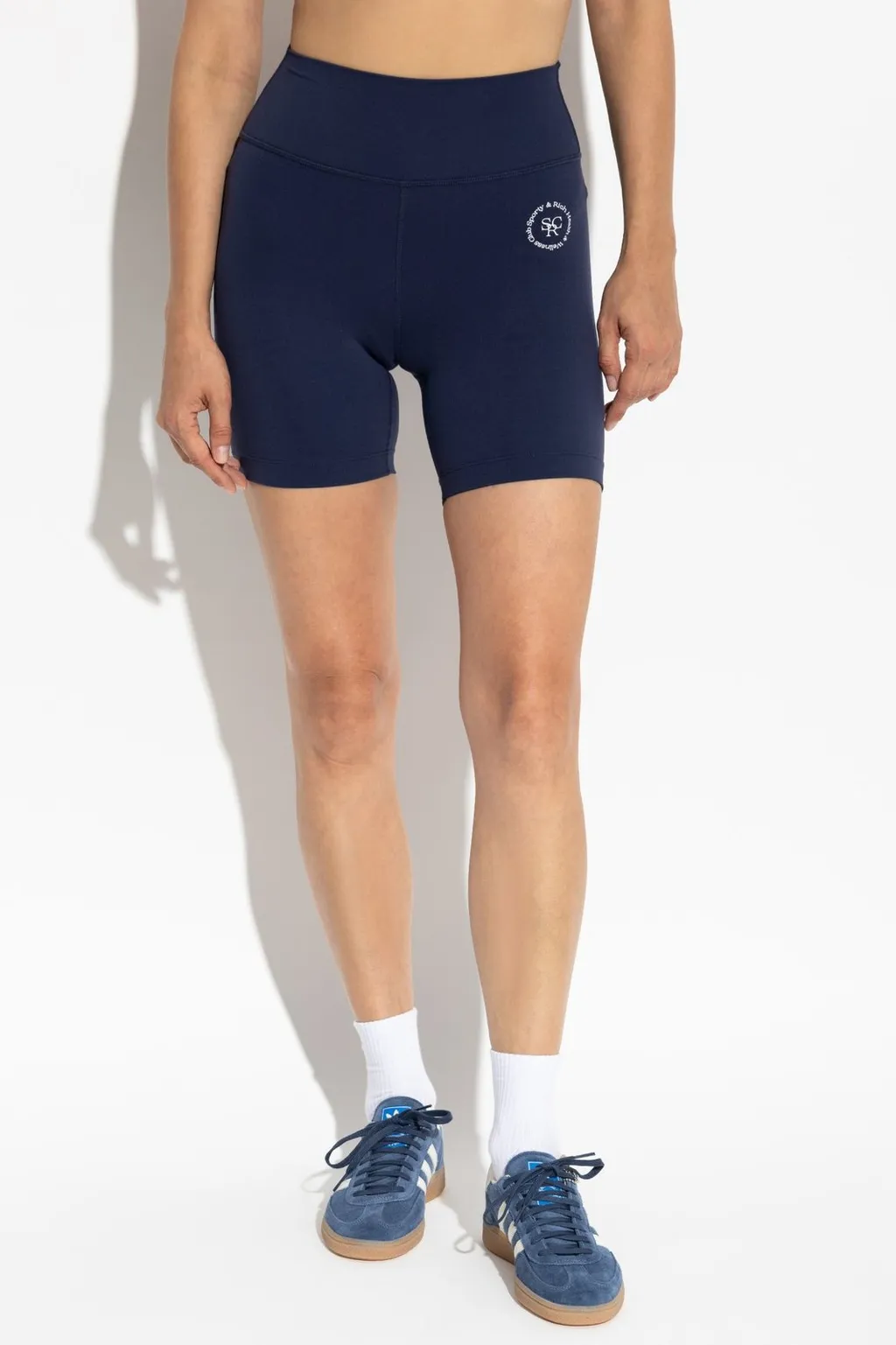Logo Print Bike Shorts