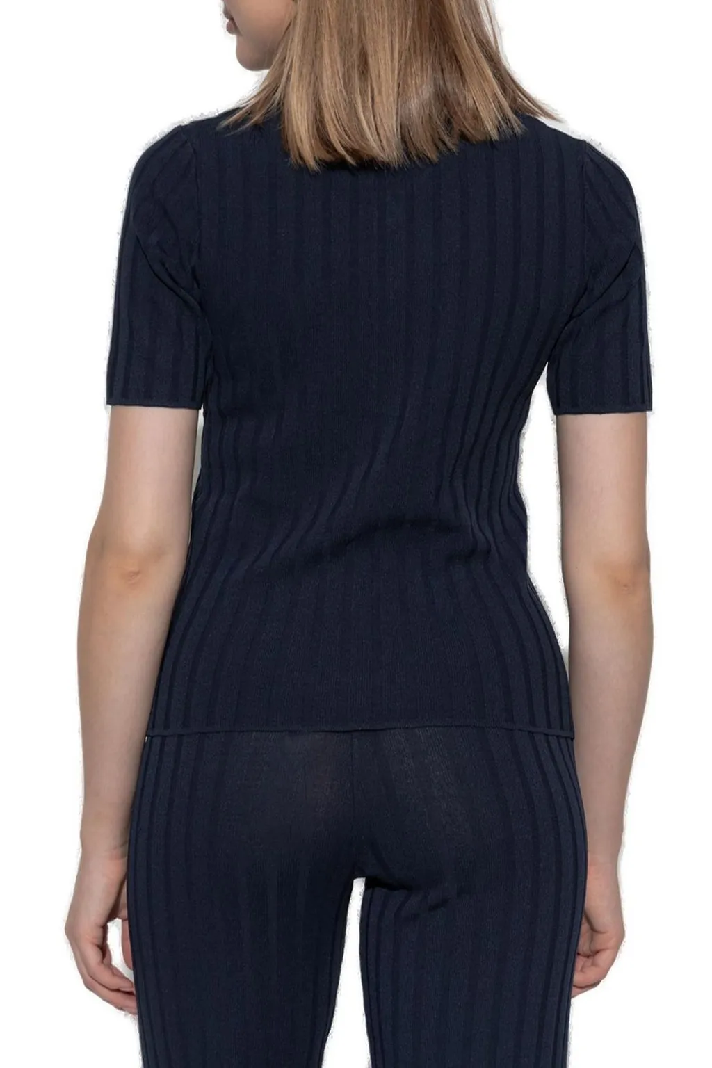 Ribbed Polo Shirt