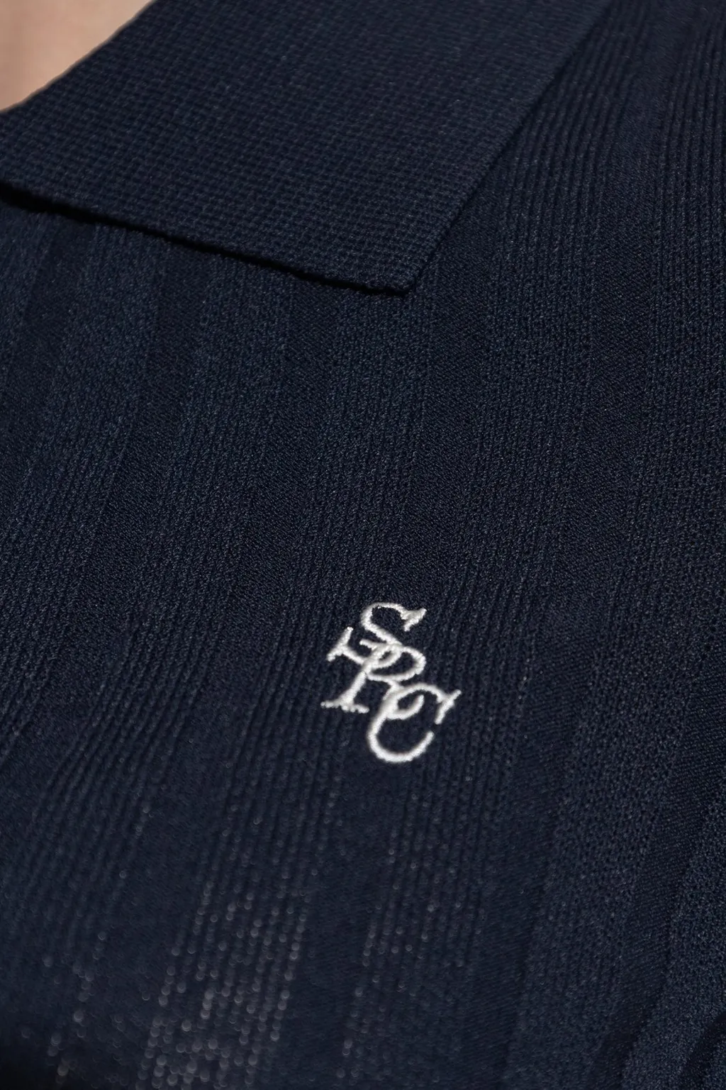 Ribbed Polo Shirt