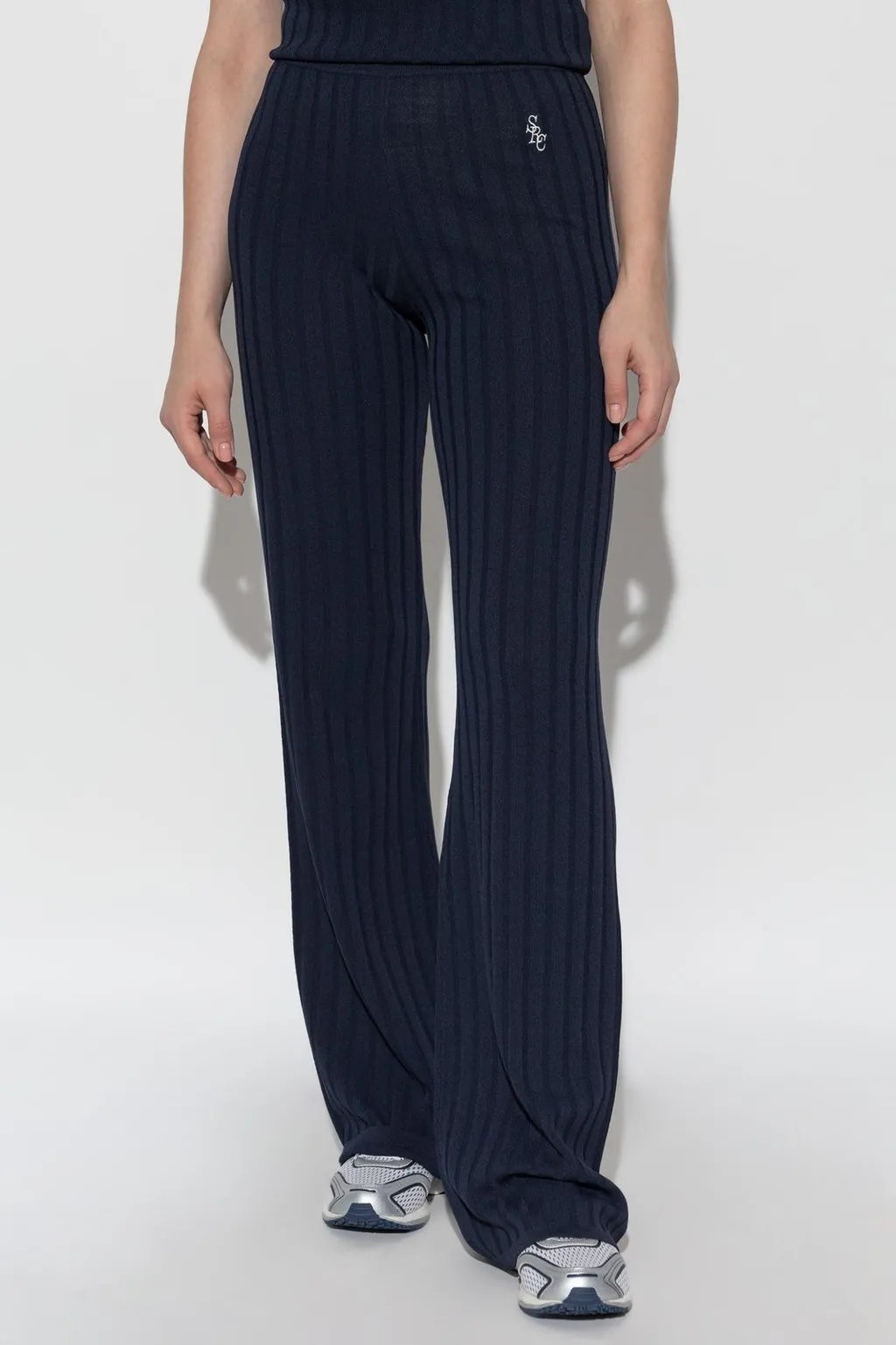 Ribbed Flare Pants