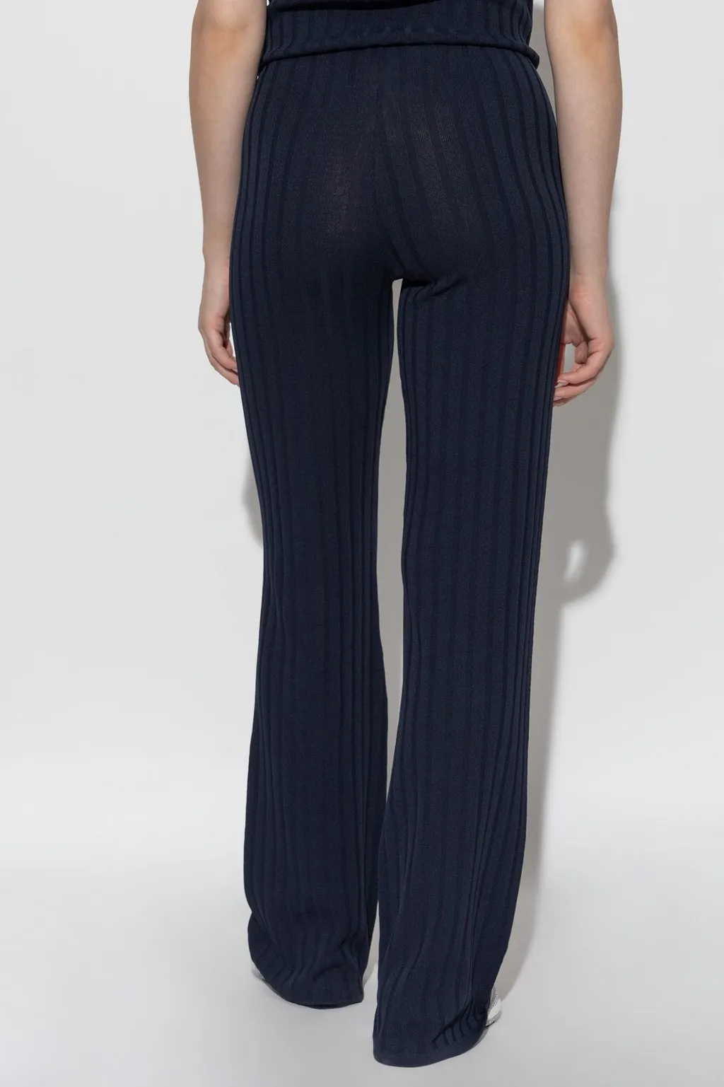 Ribbed Flare Pants