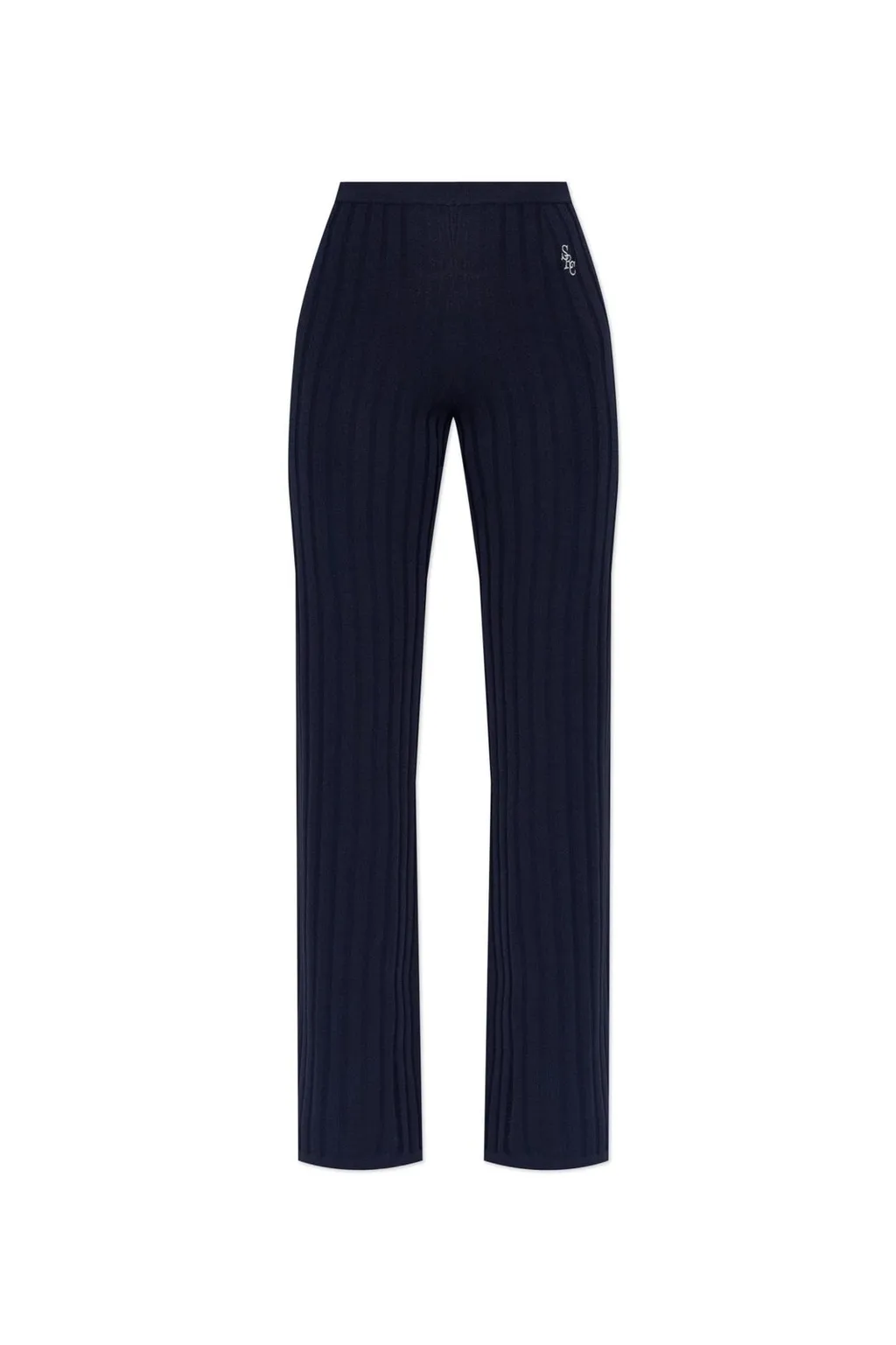 Ribbed Flare Pants