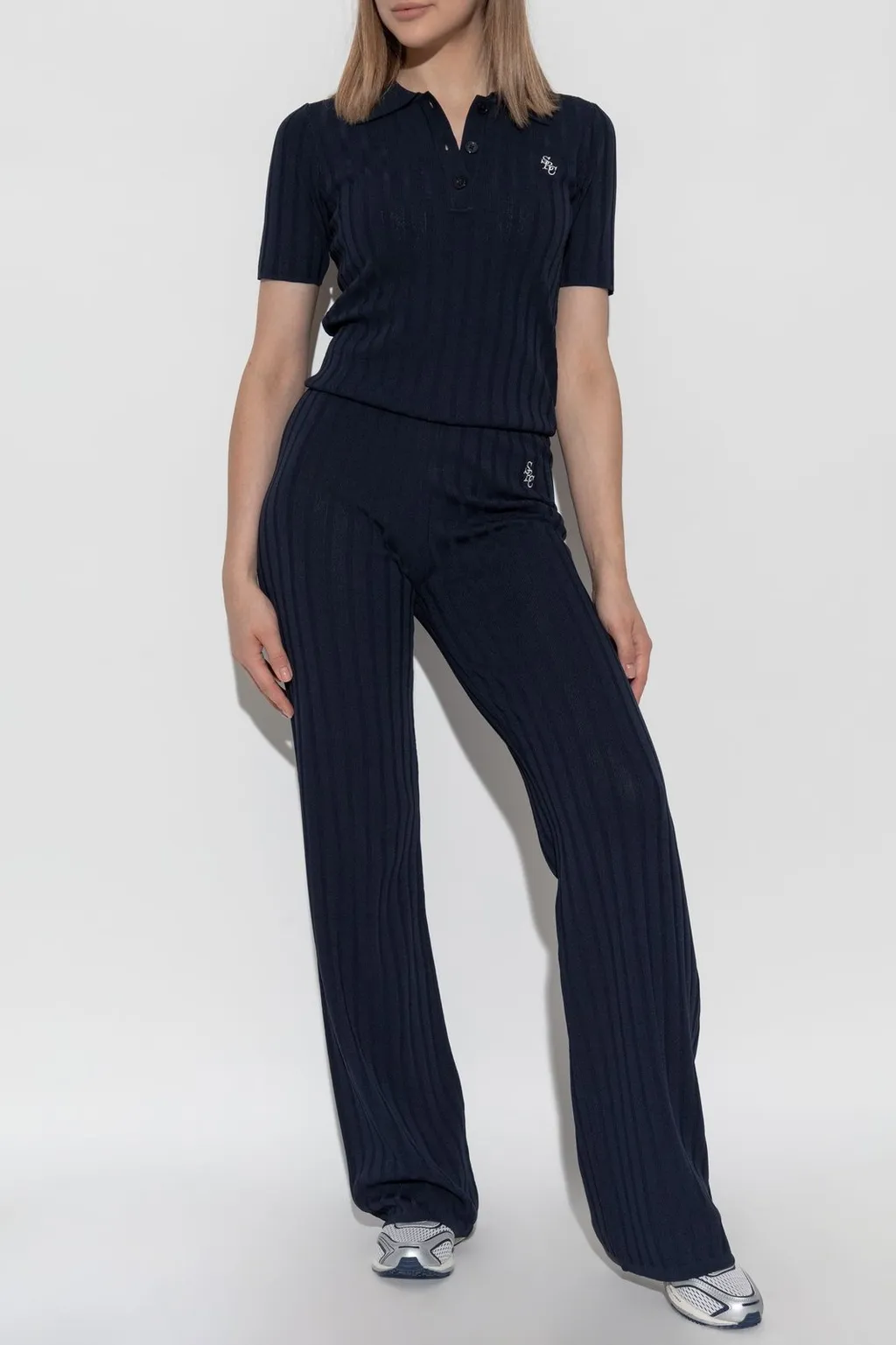 Ribbed Flare Pants