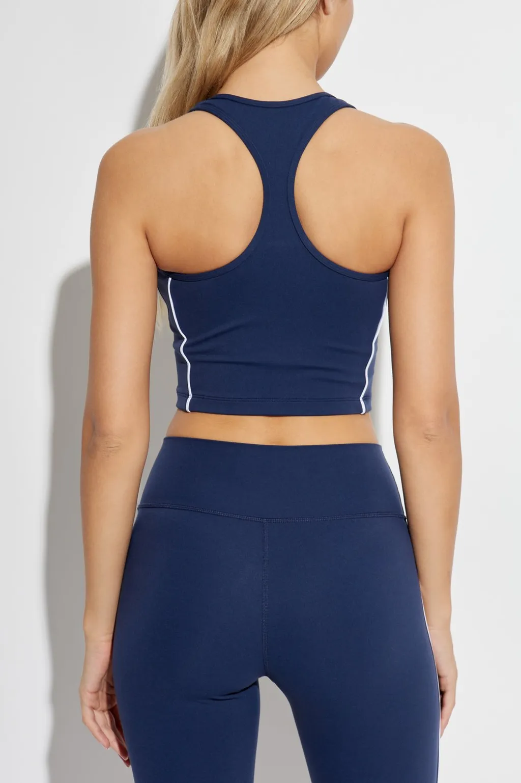 Sporty & Rich Logo Print Sports Bra
