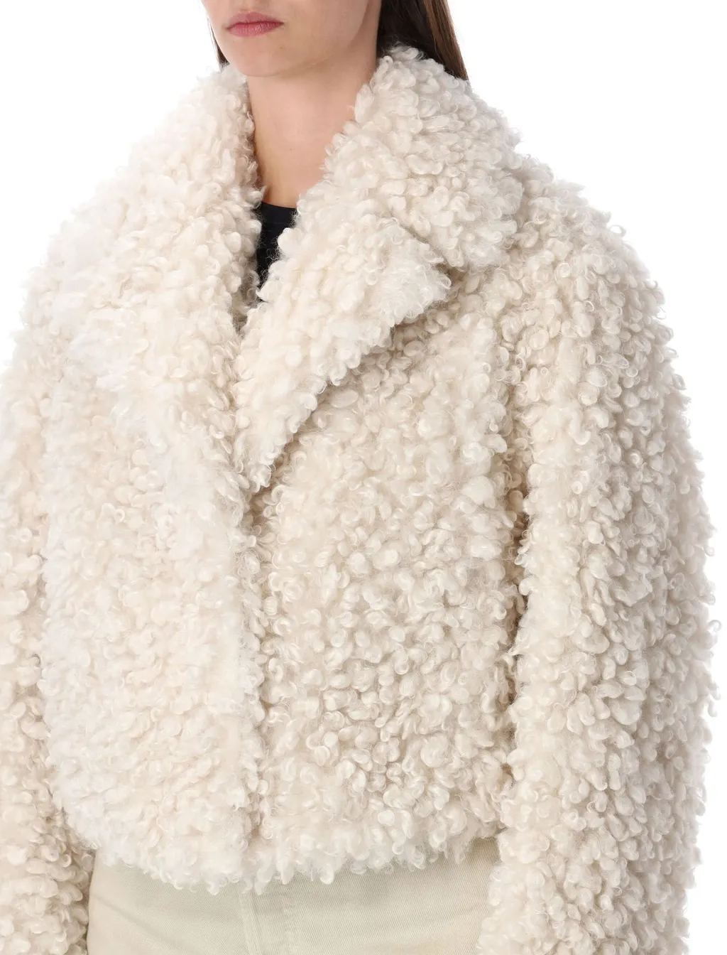 Faux Fur Cropped Jacket