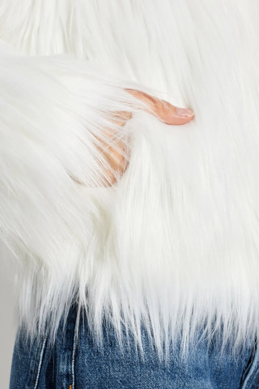 Faux Fur Cropped Jacket