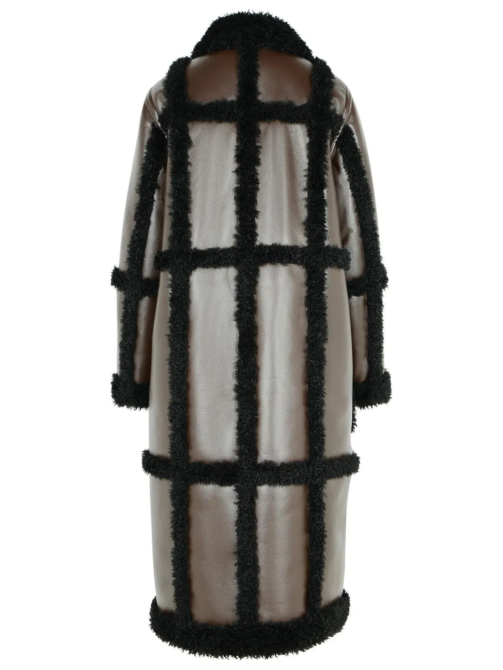 Faux Fur Trimmed Coat
