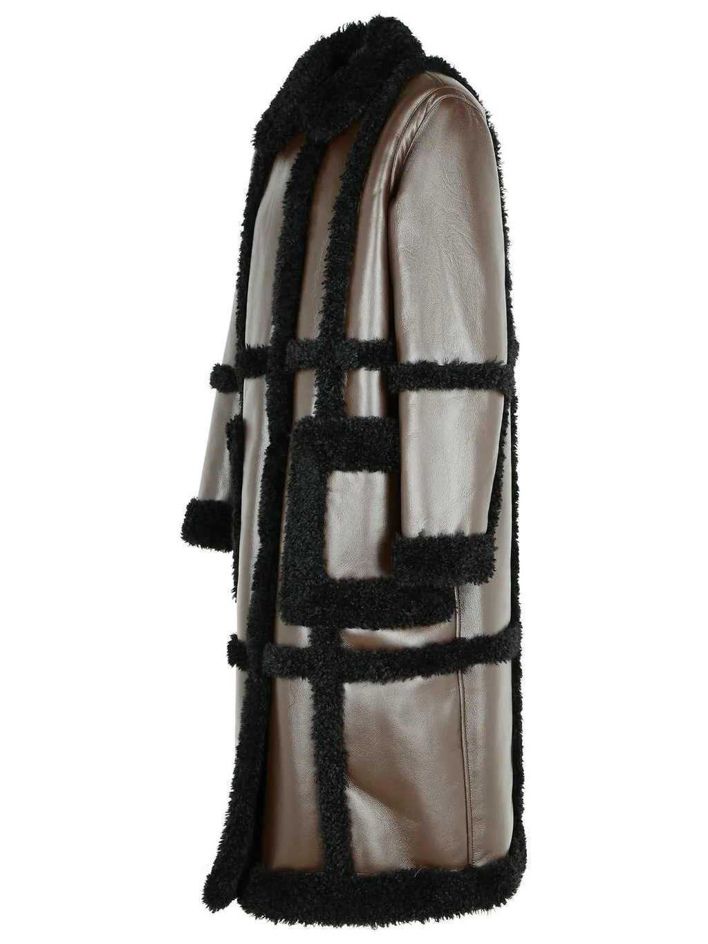 Faux Fur Trimmed Coat